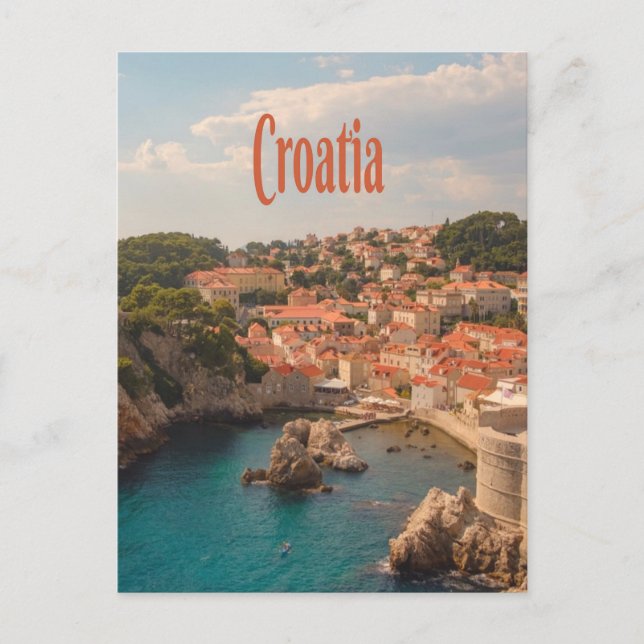 Kroatien, sydöstra Europa Zagreb Vykort (Framsida)