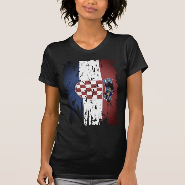 Kroatien T Shirt (Framsida)