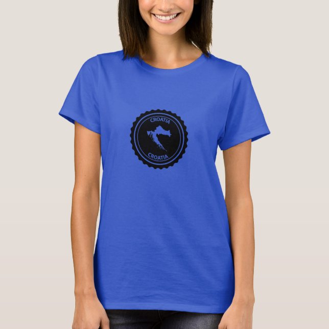 Kroatien T Shirt (Framsida)