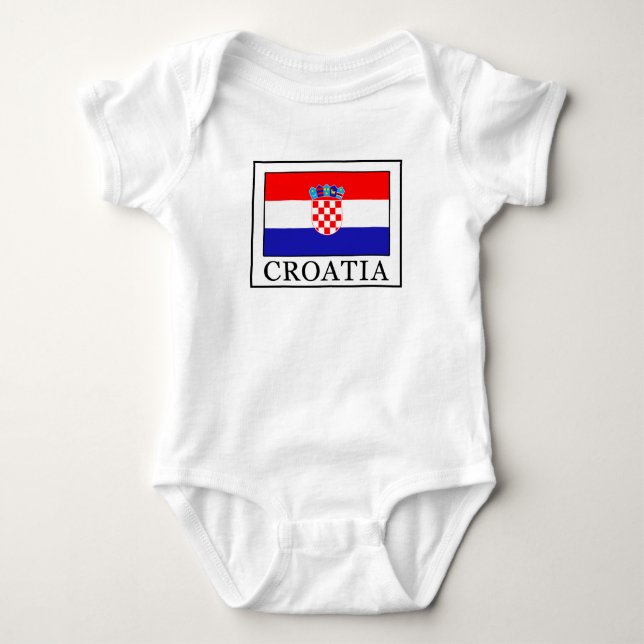 Kroatien T Shirt (Framsida)