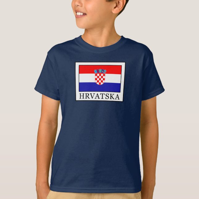 Kroatien T Shirt (Framsida)
