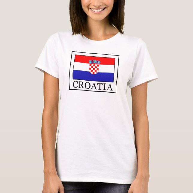 Kroatien T Shirt (Framsida)