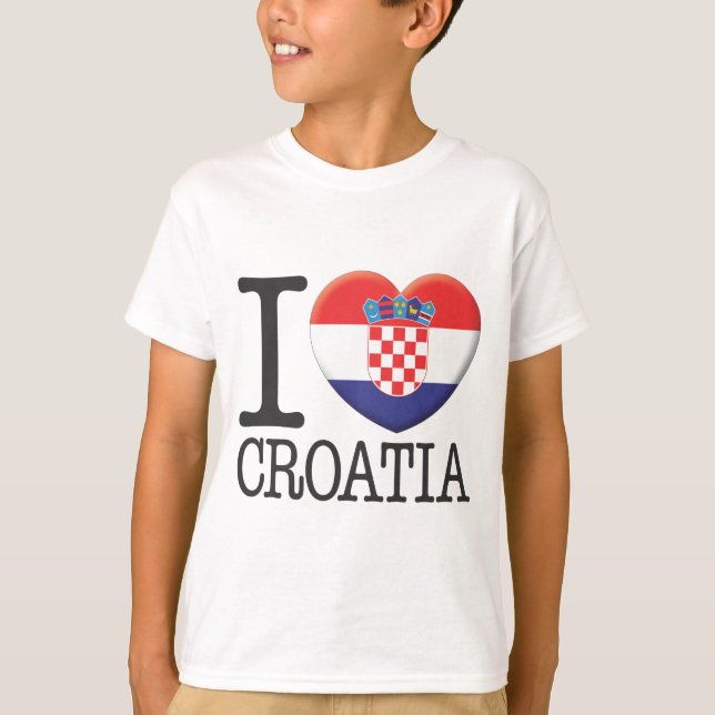 Kroatien T Shirt (Framsida)