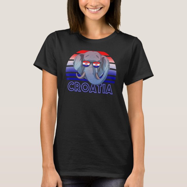 Kroatien T Shirt (Framsida)