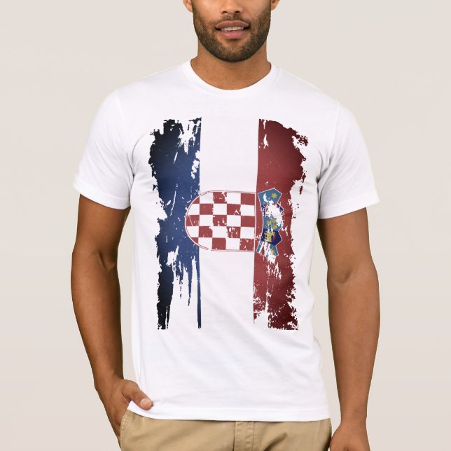 Kroatien T Shirt (Framsida)