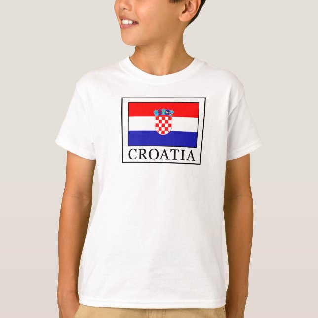 Kroatien T Shirt (Framsida)