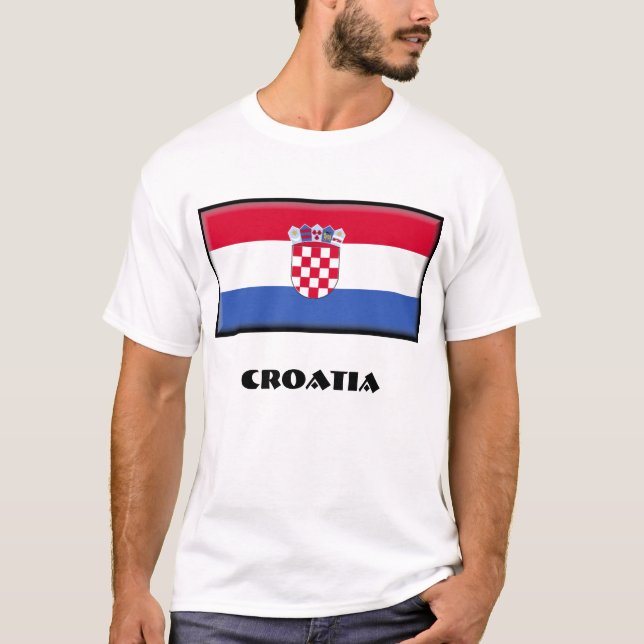 Kroatien T Shirt (Framsida)