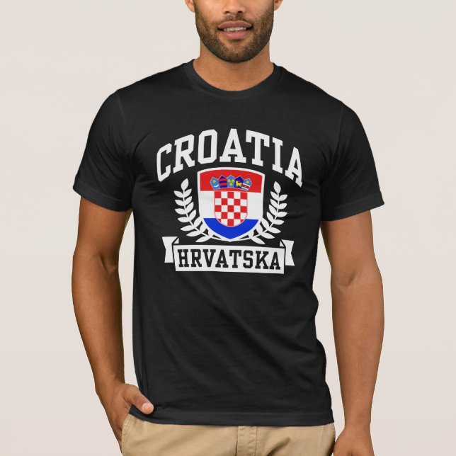 Kroatien Tee Shirt (Framsida)