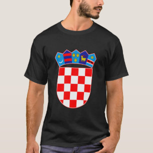 Kroatien Vapen T-Shirt Kroatisk arv
