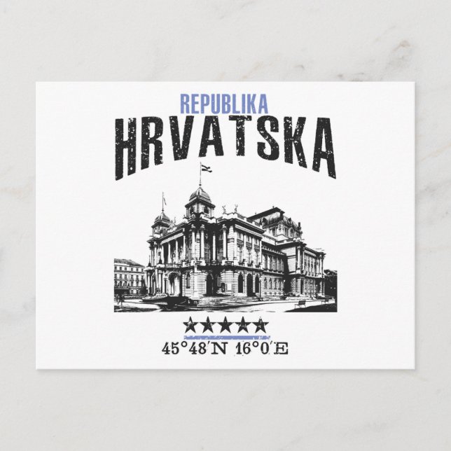 Kroatien Vykort (Framsida)
