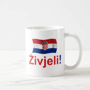 Kroatien Zivjeli! (Jubel) Kaffemugg