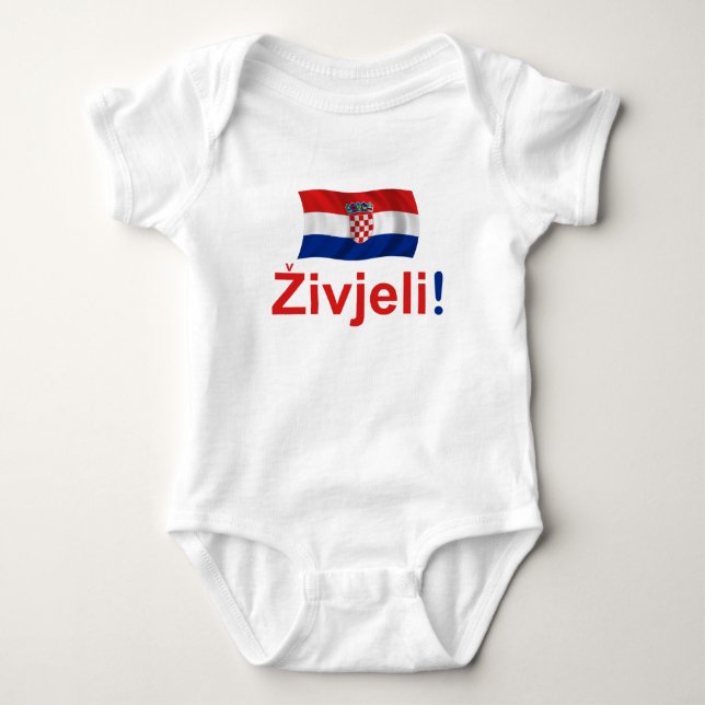 Kroatien Zivjeli! (Jubel) Tröja (Framsida)