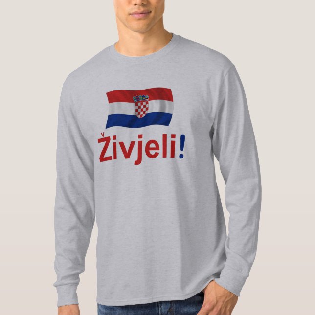 Kroatien Zivjeli! (Jubel) Tröja (Framsida)