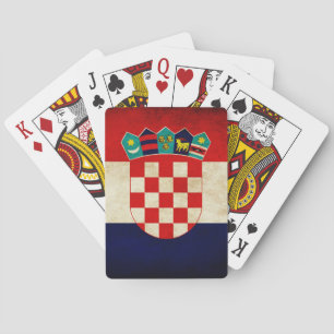 Kroatienflagga Kortlek