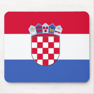 Kroatienflagga Mousepad Musmatta