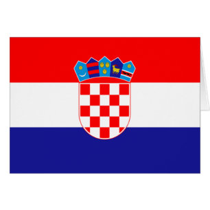 Kroatienflagga OBS Kort