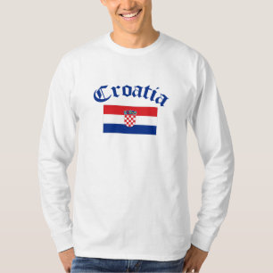 Kroatienflagga T Shirt