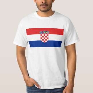 Kroatienflagga timme Hrvatska Tee Shirt