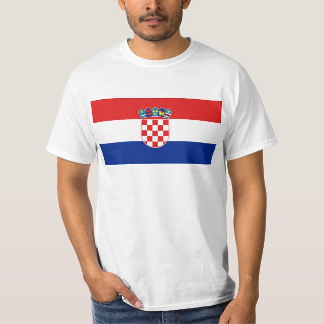 Kroatienflagga timme Hrvatska Tröja (Framsida)
