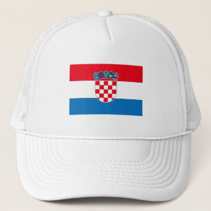 Kroatienflagga Truckerkeps
