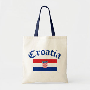Kroatienflagga Tygkasse