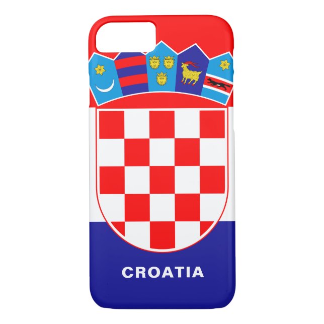 Kroatienflaggaiphone case Case-Mate iPhone skal (Baksida)