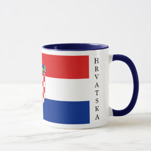 Kroatienflaggamugg Mugg