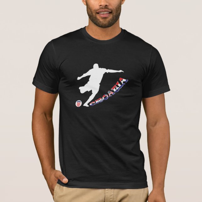 Kroatienfotboll Tee (Framsida)