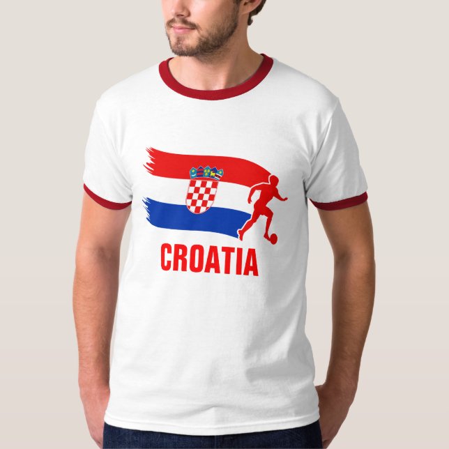 Kroatienfotbollflagga Tröja (Framsida)