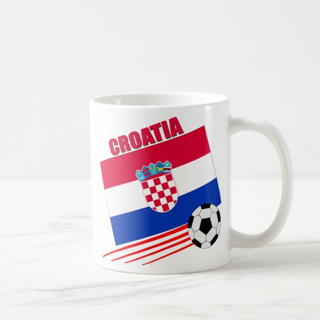 Kroatienfotbolllag Kaffemugg (Höger)