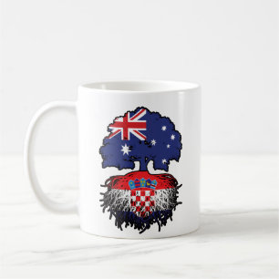 Kroatiens australiska Australiens Träd-rötter Kaffemugg