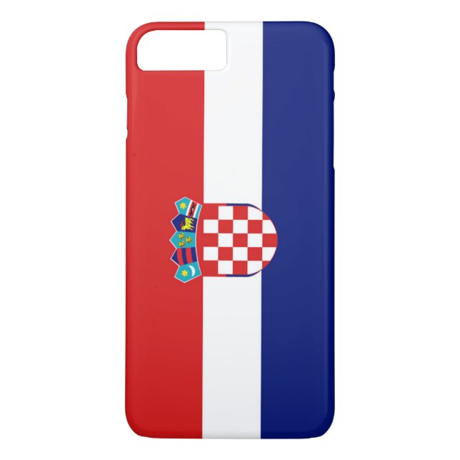 Kroatiens flagga Case-Mate iPhone skal (Baksida)