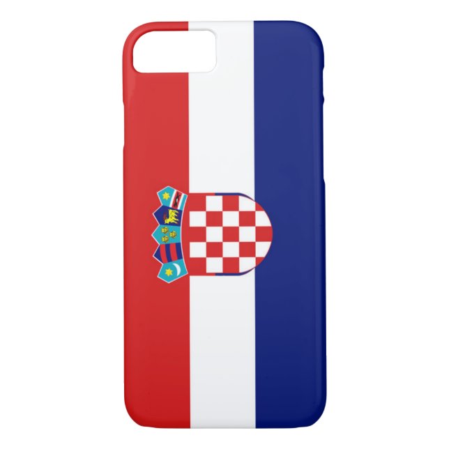 Kroatiens flagga Case-Mate iPhone skal (Baksida)