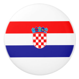 Kroatiens flagga knopp