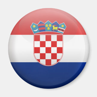 Kroatiens flagga magnet