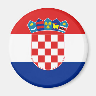 Kroatiens flagga magnet