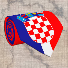 Kroatiens Flagga och Kroatiens resor, affärsresor Slips