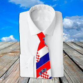 Kroatiens Flagga och Kroatiens resor, helgdag/spor Slips