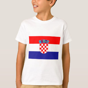 Kroatiens flagga t shirt