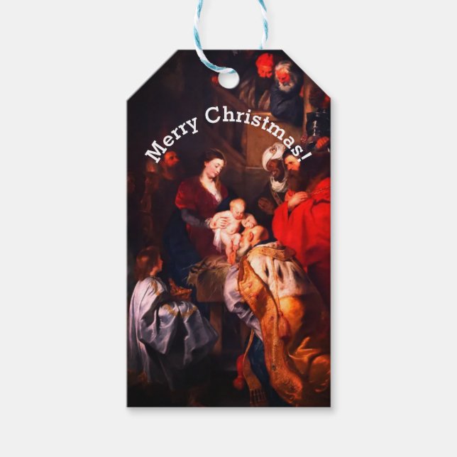 Kroatiens första julklapp - Märkre Presentetikett (Framsidan)