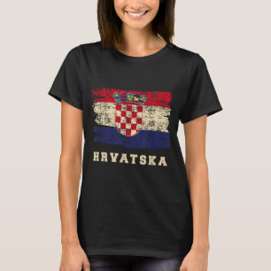 Kroatiens fotbollsspelare Shirt 2018, kroatisk Jer T