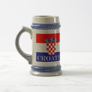 Kroatiens nationella flagga Zastava Hrvatske Sejdel