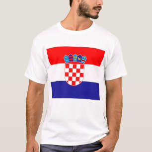 Kroatiens nationella flagga Zastava Hrvatske T Shirt