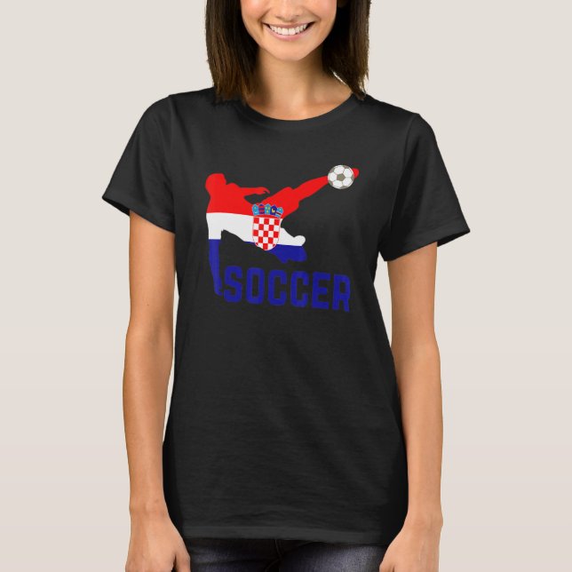 Kroatiens nationella fotbollsspelare - Kroatiens F T Shirt (Framsida)