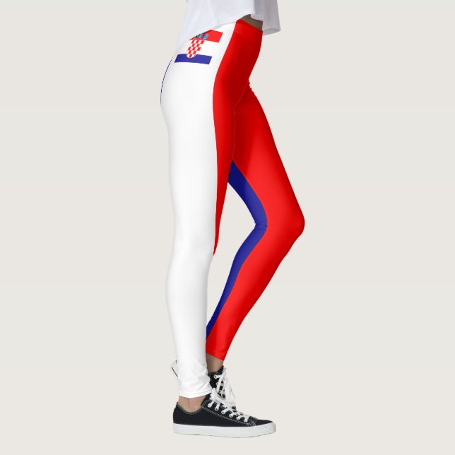 Kroatiens och Kroatiens balar i mode /sport Leggings (Höger)