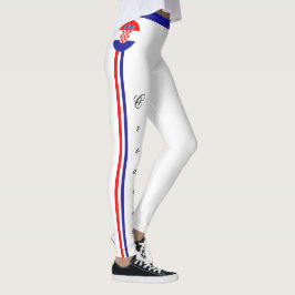 Kroatiens och Kroatiens balar i mode /sport Leggings