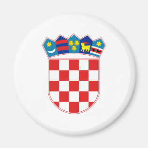 Kroatiens Officiell Jackar Arm Heraldry Symbol Magnet