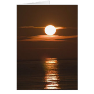 Kroatiensolnedgång Hälsningskort