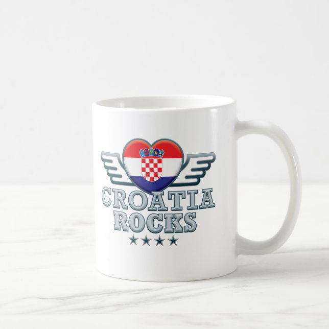 Kroatienstenar v2 kaffemugg (Höger)