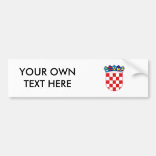 Kroatienvapensköld Bildekal